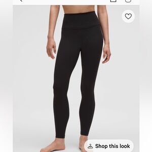 Lululemon Align Black 28 inch Leggings great condition
